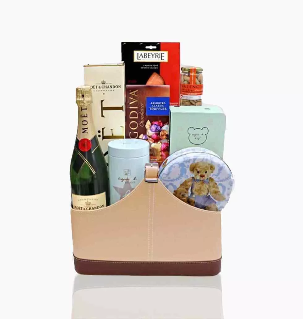 Moet & Chandon Ice Imperial with Godiva Gift Basket